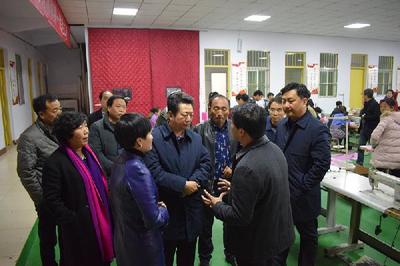 省扶貧辦副主任郭奎立到洛寧縣調研脫貧攻堅工作